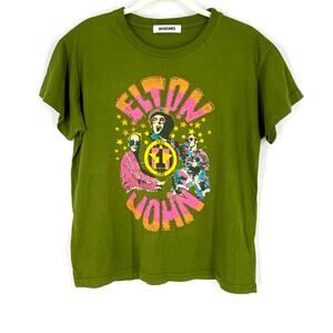 Daydreamer Elton John the One Solo Tee in Olive Green Medium